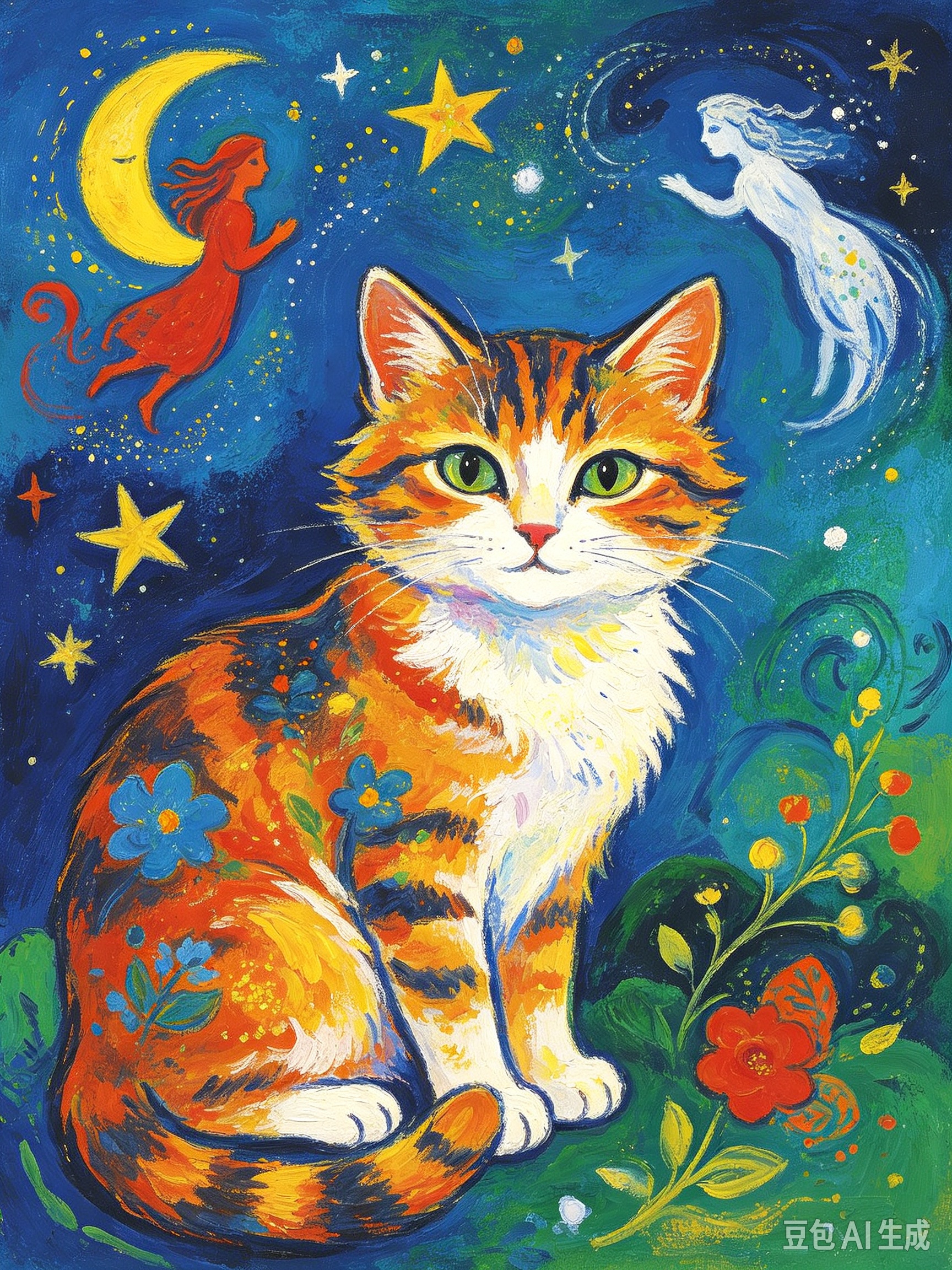 Dreamlike Colour portrait example