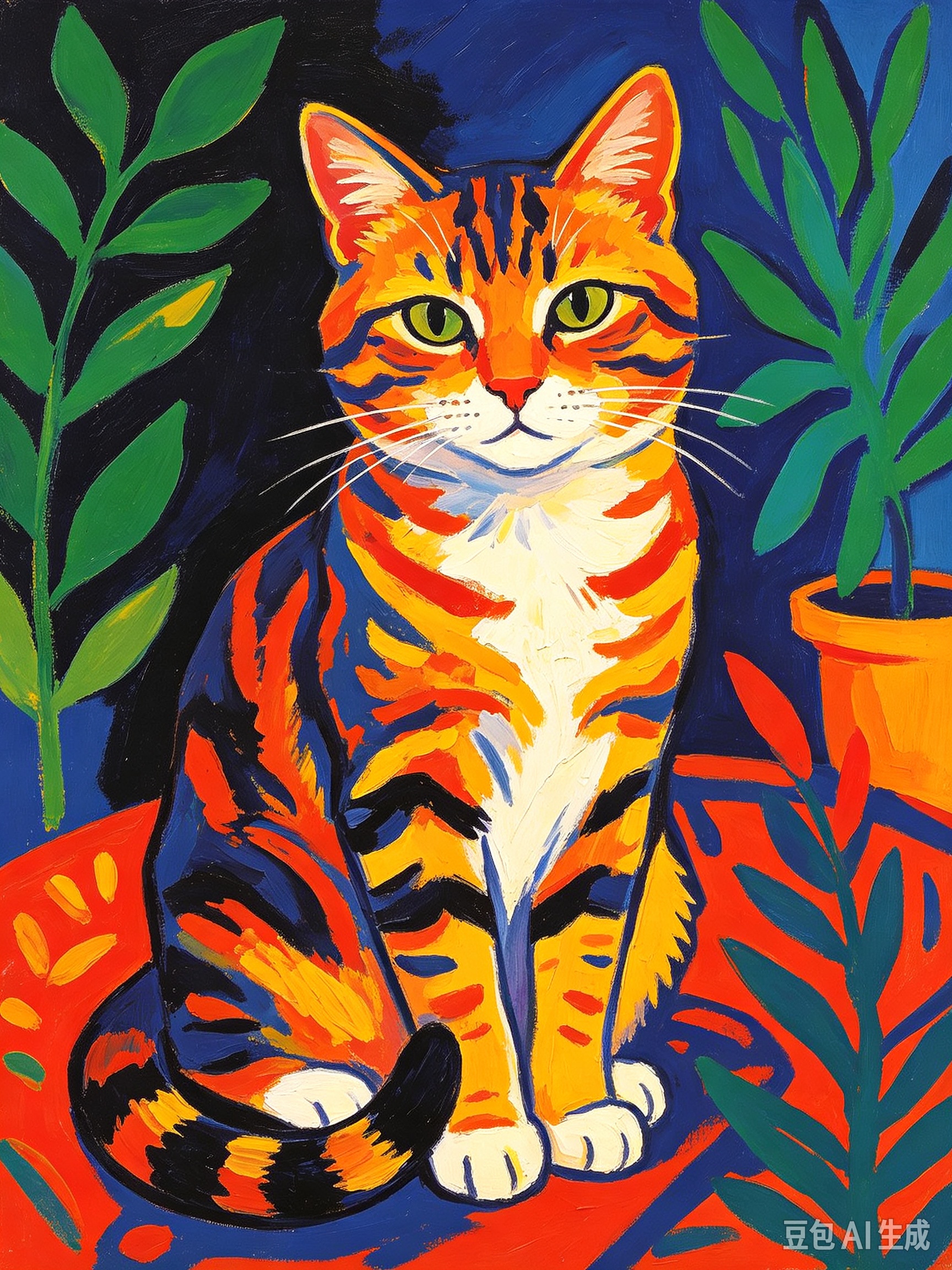 Fauvism portrait example